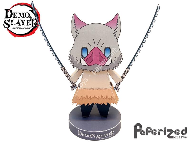 Demon Slayer: Inosuke Hashibira Paperized
