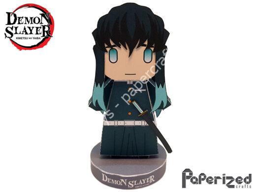 Mô hình giấy Demon Slayer: Muichiro Tokito Paperized - ảnh 2 - đồ chơi giấy thủ công PaperCraft VN