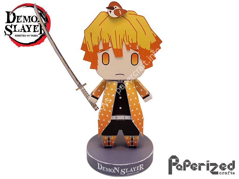 Demon Slayer: Zenitsu Agatsuma Paperized