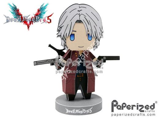 Mô hình giấy Devil May Cry V: Dante Paperized - đồ chơi giấy thủ công PaperCraft VN
