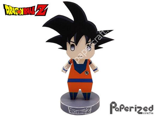 Mô hình giấy Dragon Ball Z: Goku Paperized - ảnh 2 - đồ chơi giấy thủ công PaperCraft VN