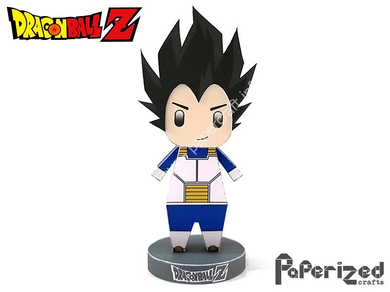 Dragon Ball Z: Vegeta Paperized