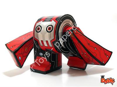 Mô hình giấy boney ye-bot papertoy - đồ chơi giấy thủ công PaperCraft VN