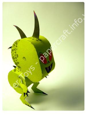 Mô hình giấy EL CHUPACABRA - đồ chơi giấy thủ công PaperCraft VN