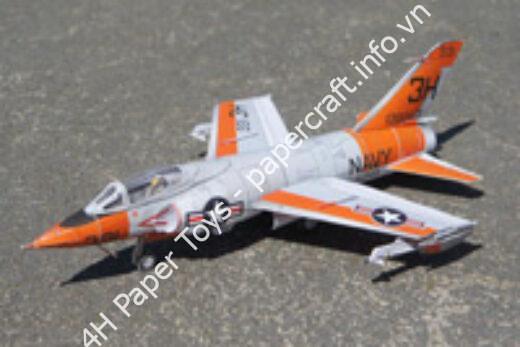 Mô hình giấy Grumman F11F-1 Tiger – External Stores - đồ chơi giấy thủ công PaperCraft VN