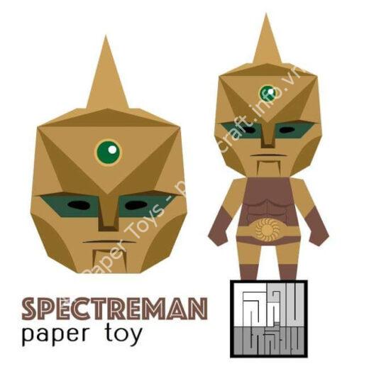 Mô hình giấy Spectreman - đồ chơi giấy thủ công PaperCraft VN