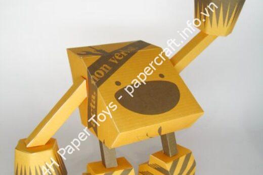 Mô hình giấy Gammon Final Artwork Photo - đồ chơi giấy thủ công PaperCraft VN