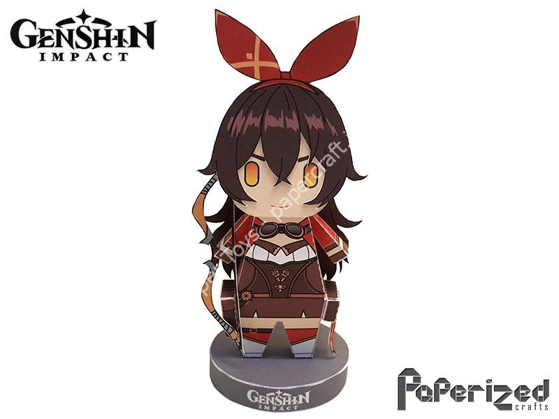 Genshin Impact: Amber Paperized
