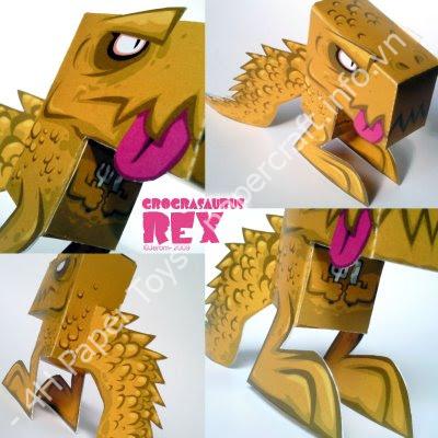 Mô hình giấy Grograsaurus Rex - ảnh 2 - đồ chơi giấy thủ công PaperCraft VN