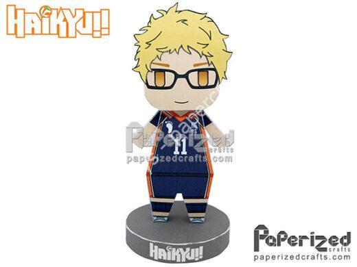 Mô hình giấy Haikyuu!!: Kei Tsukishima Paperized - ảnh 2 - đồ chơi giấy thủ công PaperCraft VN