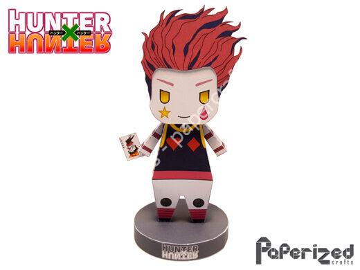 Mô hình giấy Hunter x Hunter: Hisoka + Bungee Gum Paperized - ảnh 2 - đồ chơi giấy thủ công PaperCraft VN