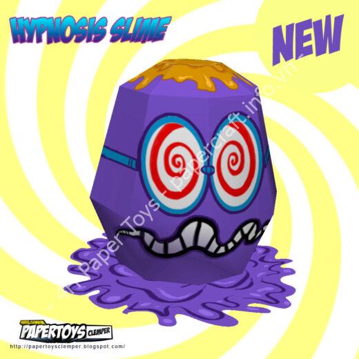 Mô hình giấy Hypnosis Slime – Papertoys Clemper - ảnh 2 - đồ chơi giấy thủ công PaperCraft VN
