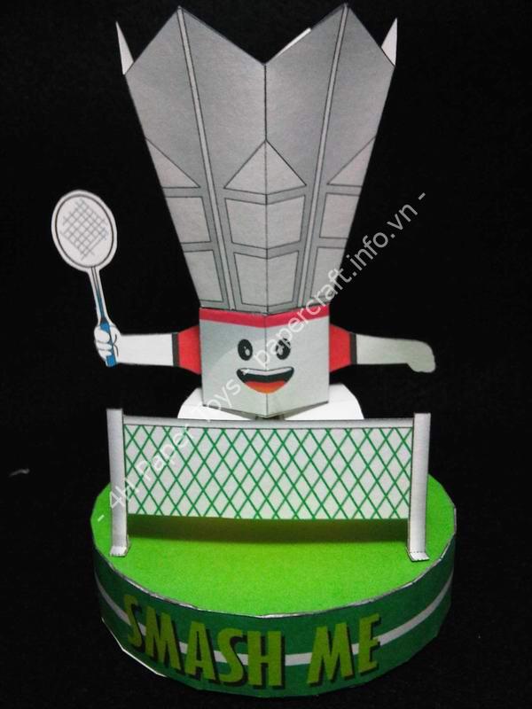 Smash Me - Shuttlecock Papertoy