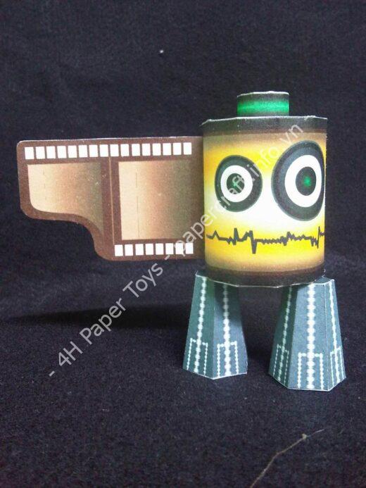 Mô hình giấy The Roll (35MM Film) Papertoy - đồ chơi giấy thủ công PaperCraft VN