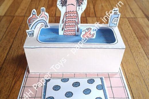 Mô hình giấy (Blutus Disgorgantibus) - đồ chơi giấy thủ công PaperCraft VN