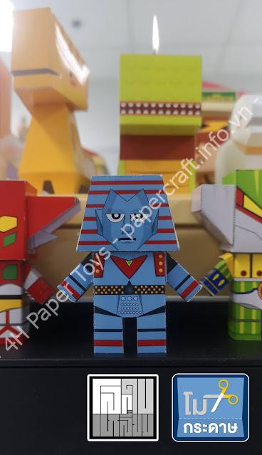 Mô hình giấy Giant Robo - đồ chơi giấy thủ công PaperCraft VN
