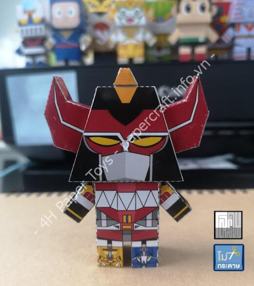 Mô hình giấy Megazord - đồ chơi giấy thủ công PaperCraft VN