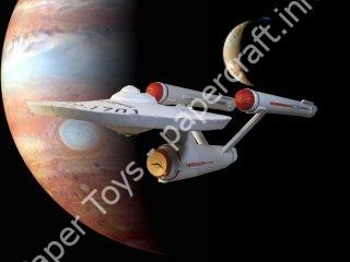 Mô hình giấy USS ‘Enterprise’ NCC-1701 - đồ chơi giấy thủ công PaperCraft VN
