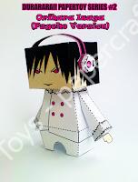 Mô hình giấy Orihara Izaya (Psyche Version) Papertoy from Durarara!! - đồ chơi giấy thủ công PaperCraft VN