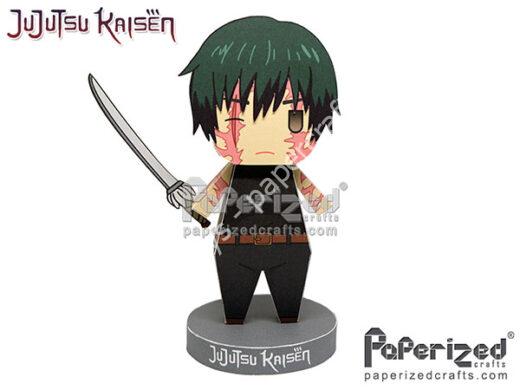 Mô hình giấy Jujutsu Kaisen: Maki Zenin Execution Ver. Paperized - đồ chơi giấy thủ công PaperCraft VN