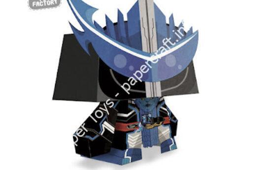 Mô hình giấy Kamen Rider Blades Papercraft - đồ chơi giấy thủ công PaperCraft VN