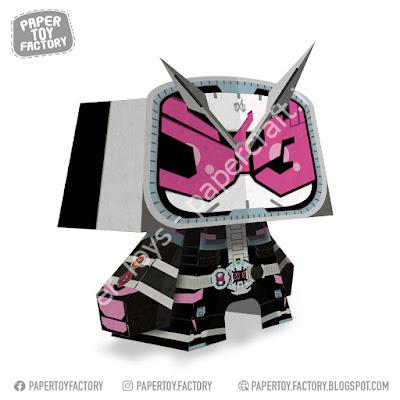 Mô hình giấy Kamen Rider Zi-O Papercraft - đồ chơi giấy thủ công PaperCraft VN