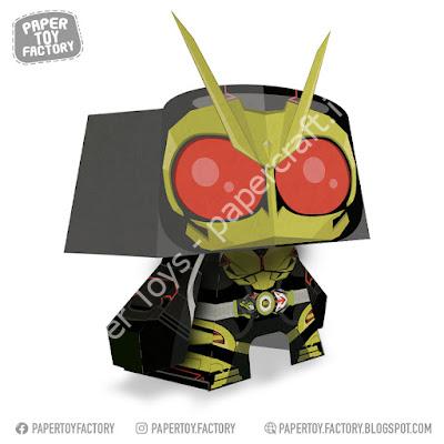 Mô hình giấy Kamen Rider Zero-One Papercraft - đồ chơi giấy thủ công PaperCraft VN