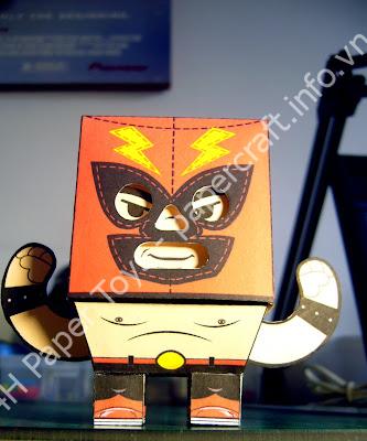 Mô hình giấy EL MACHO - đồ chơi giấy thủ công PaperCraft VN
