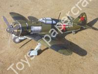 Mô hình giấy Lavochkin La-5 – La-5UTI white version - đồ chơi giấy thủ công PaperCraft VN