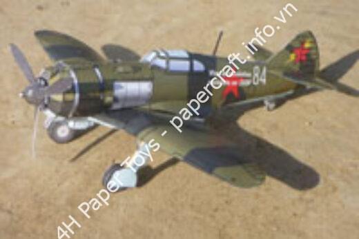 Mô hình giấy Lavochkin La-5 – Early La-5 - đồ chơi giấy thủ công PaperCraft VN