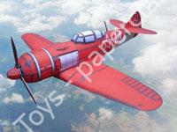 Mô hình giấy Lavochkin La-7 – La-7 two-seater - đồ chơi giấy thủ công PaperCraft VN