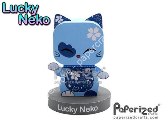 Mô hình giấy Lucky Neko 11 Paperized - đồ chơi giấy thủ công PaperCraft VN