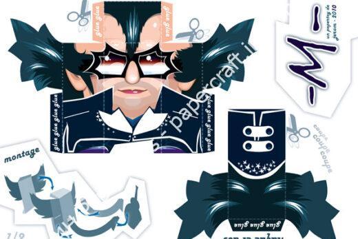 Mô hình giấy Rock-stars -M- °2 - đồ chơi giấy thủ công PaperCraft VN
