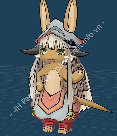Mô hình giấy Made in Abyss: Nanachi Papercraft - đồ chơi giấy thủ công PaperCraft VN