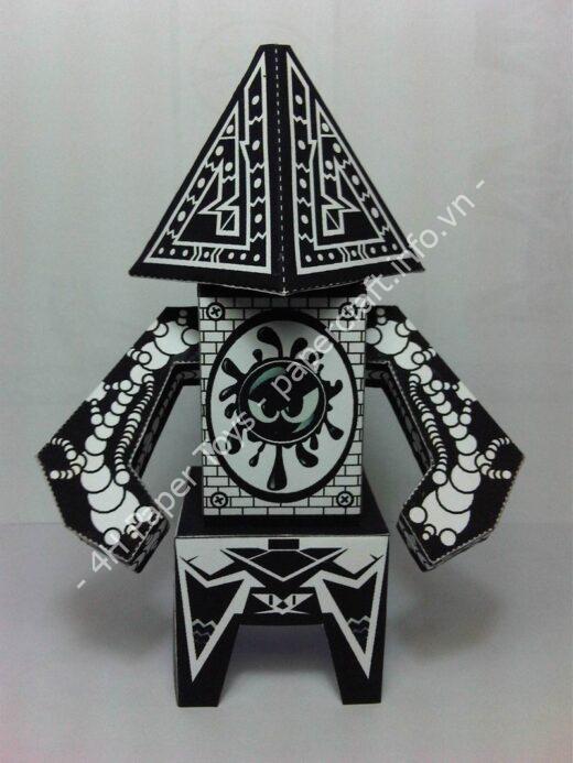Mô hình giấy Nucleus Monstah - đồ chơi giấy thủ công PaperCraft VN