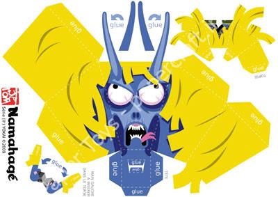 Mô hình giấy Namahagé - đồ chơi giấy thủ công PaperCraft VN
