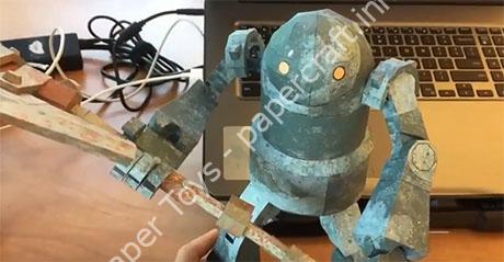 Mô hình giấy NieR: Automata – Medium Biped Paper Model - ảnh 2 - đồ chơi giấy thủ công PaperCraft VN