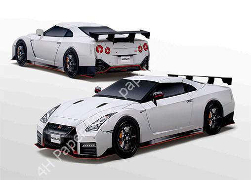 Mô hình giấy Nissan GT-R R35 Papercraft - ảnh 2 - đồ chơi giấy thủ công PaperCraft VN