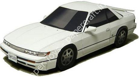 Mô hình giấy Nissan Silvia K’s (S13) Paper Model - ảnh 3 - đồ chơi giấy thủ công PaperCraft VN