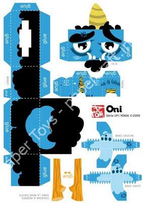 Mô hình giấy Oni - đồ chơi giấy thủ công PaperCraft VN