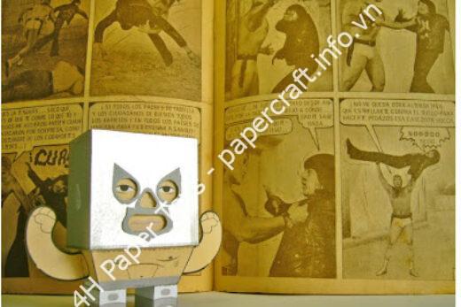 Mô hình giấy EL SANTO - đồ chơi giấy thủ công PaperCraft VN