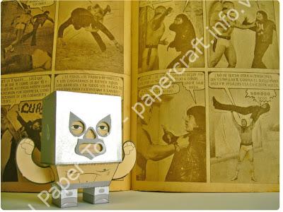 Mô hình giấy EL SANTO - đồ chơi giấy thủ công PaperCraft VN