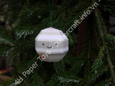 Mô hình giấy Planetary Baubles - đồ chơi giấy thủ công PaperCraft VN