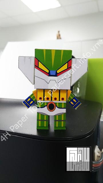 Mô hình giấy Jeeg - đồ chơi giấy thủ công PaperCraft VN