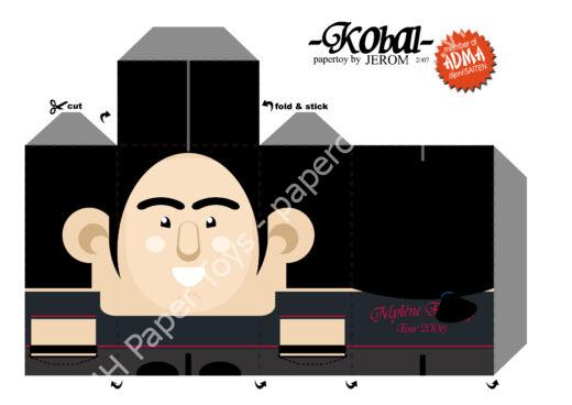 Mô hình giấy ADMA 2 – Kobal - đồ chơi giấy thủ công PaperCraft VN