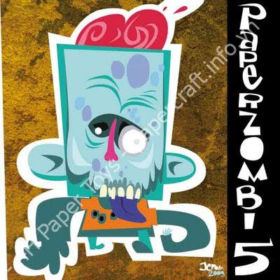 Mô hình giấy Paperzombi n°5 - đồ chơi giấy thủ công PaperCraft VN