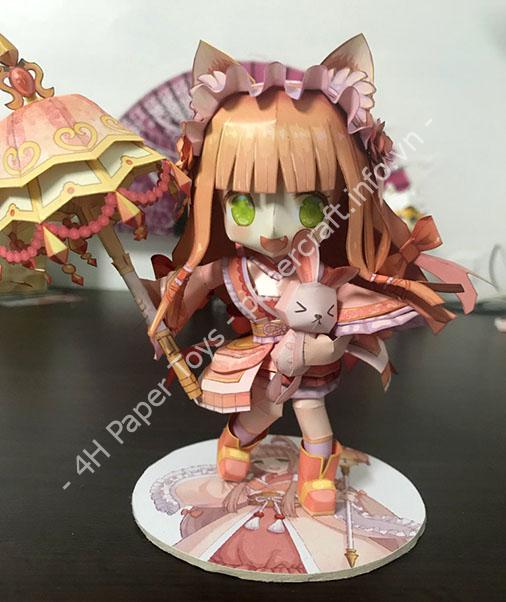Mô hình giấy Princess Connect! Re:Dive – Maho Himemiya Papercraft - ảnh 2 - đồ chơi giấy thủ công PaperCraft VN