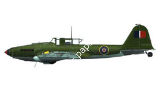 Mô hình giấy Il-2 Sturmovik – Avia B.31, Royal Air Force Royal Air Force, 1947 - đồ chơi giấy thủ công PaperCraft VN