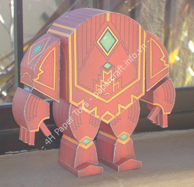 Red Servitor Golem Minipet Toy