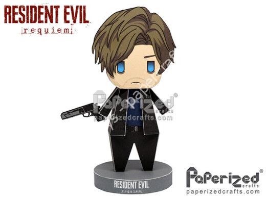 Mô hình giấy Resident Evil 9: Leon S. Kennedy Paperized - đồ chơi giấy thủ công PaperCraft VN